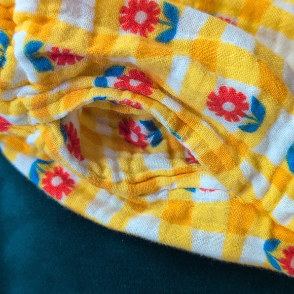 Hanna Andersson 2T Yellow Daisy Print Muslin  Pants - Picture 5 of 5